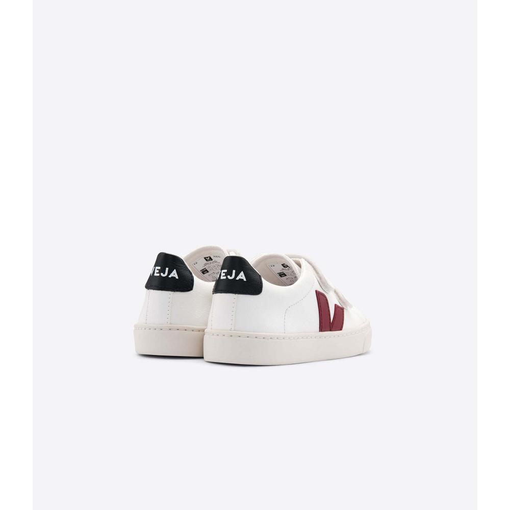 παπουτσια παιδικα Veja ESPLAR CHROMEFREE White/Black/Red | GR 727FDN